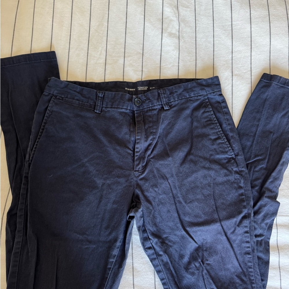 Navy Blue Men's Chinos